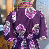 THE BELINDA DRESS - PLUM