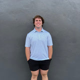 SOARING SILHOUETTES POLO - OPAL