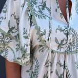 THE OLIVE PAISLEY BLOUSE