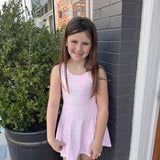 SARA GRACE TENNIS DRESS - PINK GINGHAM