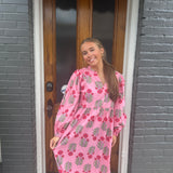 PIPPY MIDI DRESS - PINK