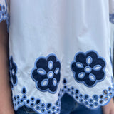 THE KAYLA TOP - ECRU