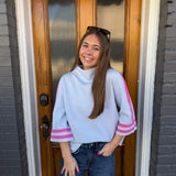 THE ALLISON SWEATER - BLUE