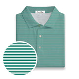 PERFORMANCE POLO - GREEN/WHITE