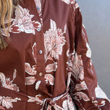 THE CHARLIE DRESS - BROWN