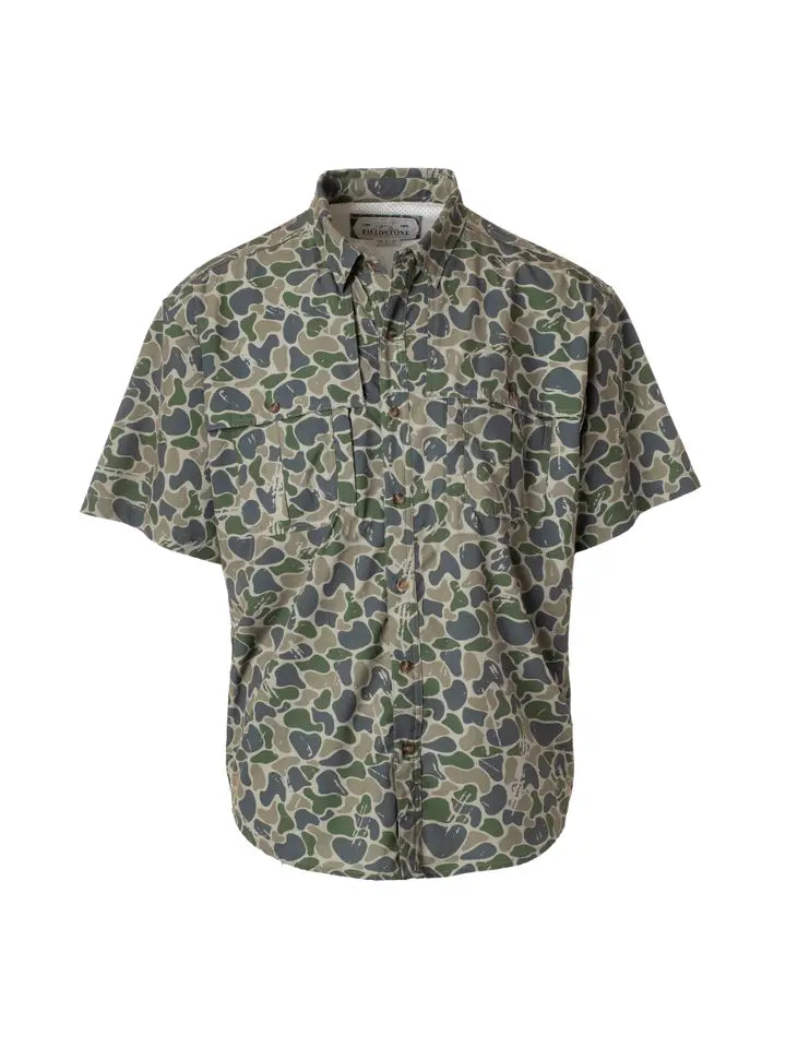 BACKWOODS CAMO BUTTON UP