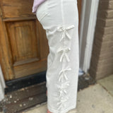 CROPPED BOW PANTS