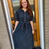 THE ASHLEY DENIM DRESS
