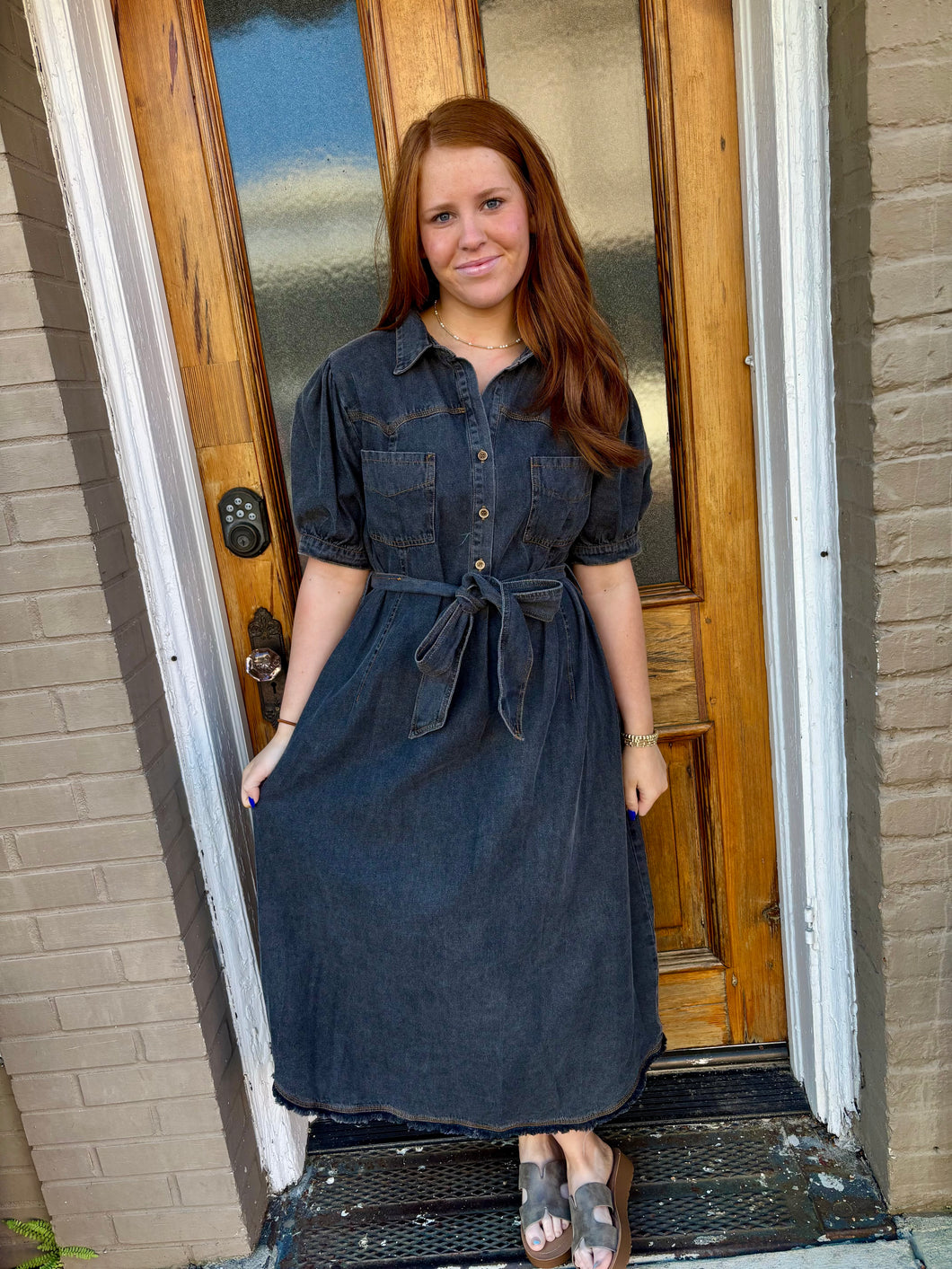 THE ASHLEY DENIM DRESS