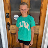 YOUTH LM TEE - ISLAND GREEN