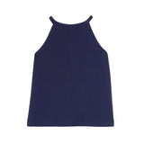 HALTER TOP - NAVY