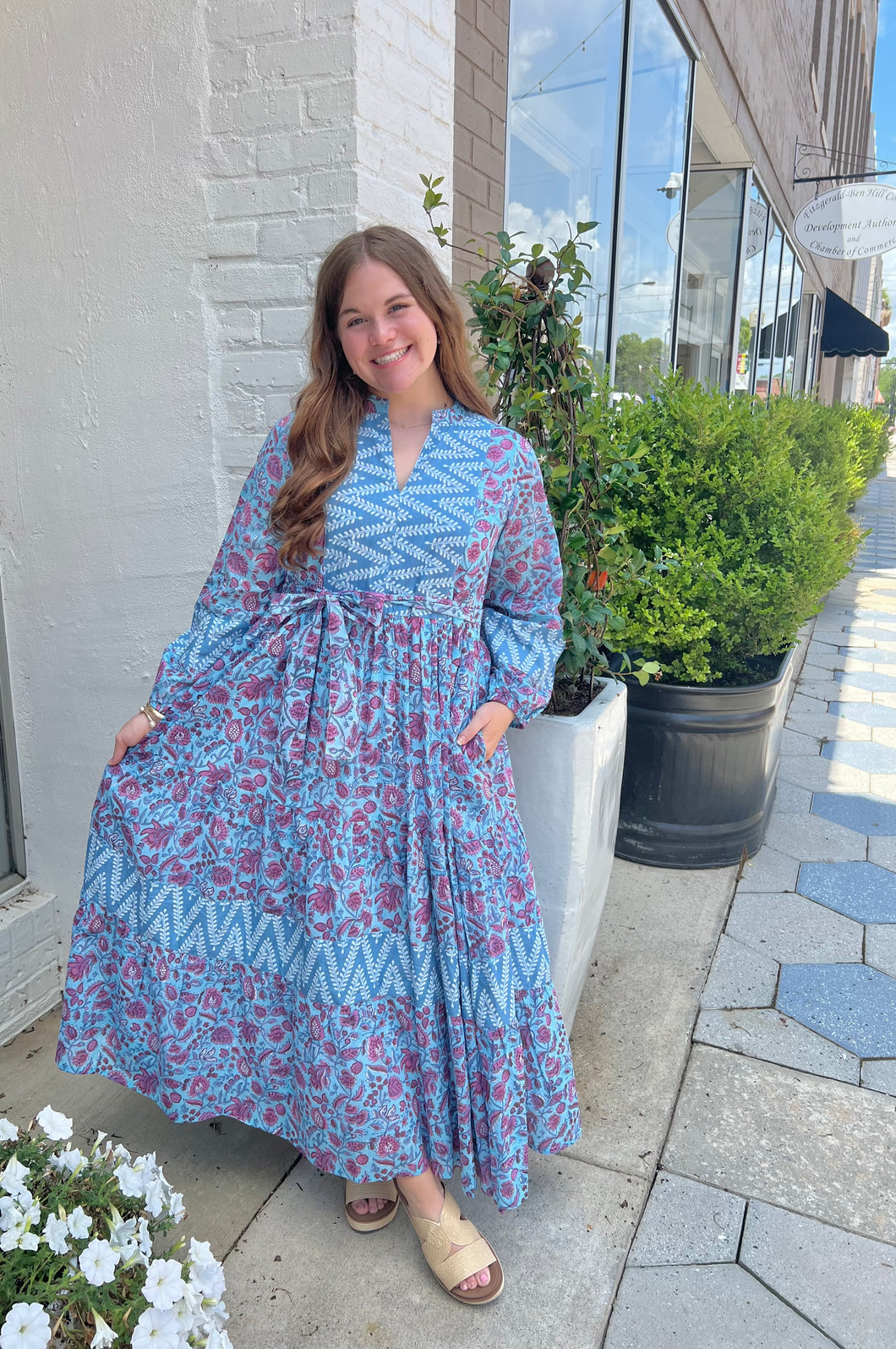 SANTORINI SUNSET MAXI