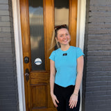 BABY DOLL TOP - BLUE