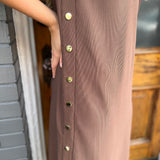 THE BROOKE DRESS - ESPRESSO