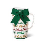 CHRISTMAS BOW TRAVEL MUG 18oz