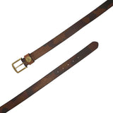 PRINTED LEATHER BELT - CAMO