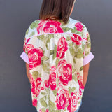 THE ROSE QUEEN BLOUSE - PINK