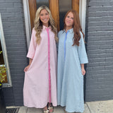 THE STRIPED SANDY DRESS - BLUE