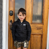 BOYS LIFE FLIGHT JACKET - BLACK