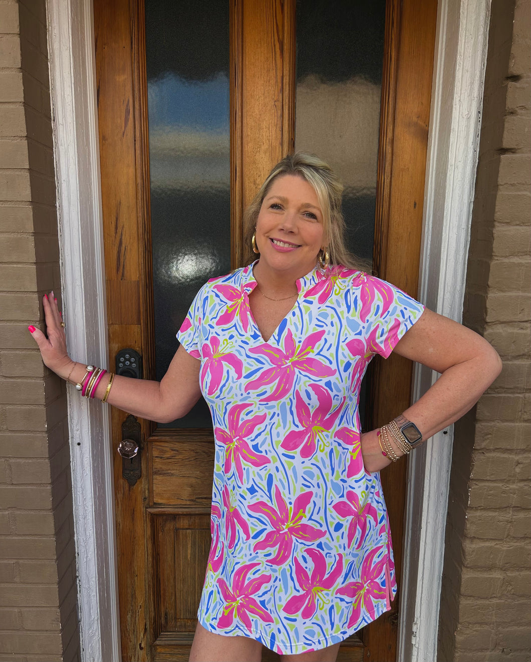MONTAUK HIBISCUS DRESS