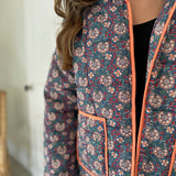 CHER PRINT JACKET - BLUE