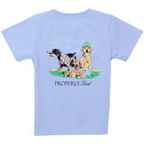 BOYS DIAMOND DOG SS - LT BLUE