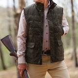 MERRITT WAXED COTTON VEST