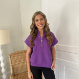 HALF ZIP SCUBA - PURPLE