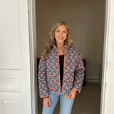 CHER PRINT JACKET - BLUE