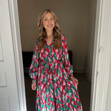 GRACELYN DRESS - A TWIST OF PINK