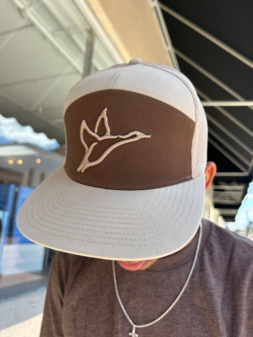 7 PANEL KHAKI/COFFEE