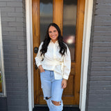 THE RACHEL TOP - CREAM