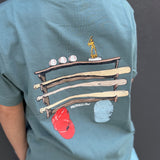 BOYS BAT RACK SS - STEEL BLUE