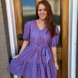 AUDRA V-NECK DRESS