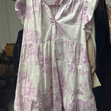 LAVENDER LANDSCAPE DRESS