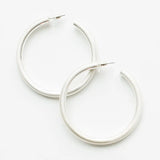 ESTONIA HOOP EARRINGS - SILVER
