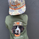 BOYS MAN'S BEST FRIEND LS - OLIVE