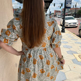 SAGE BLOOM MINI DRESS