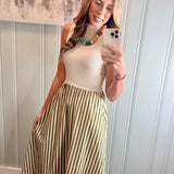 THE THERESA DRESS - ECRU