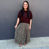 THE LAURA BUBBLE TOP - BROWN