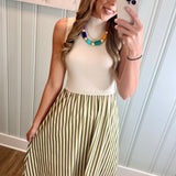THE THERESA DRESS - ECRU