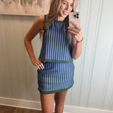 THE STRIPED CHRISY SET - H GREEN