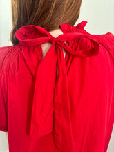 Load image into Gallery viewer, RED ROOSEVELT PARTY DRESS
