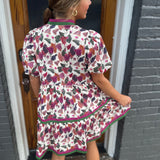 THE GAIL DRESS - PLUM