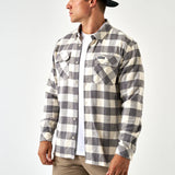 FLANNEL SHIRT - GREY BUFFALO