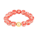 PORCELAIN BEADED BRACELET