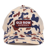 OLD ROW CAMO USA/IVORY TRUCKER HAT