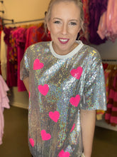 Load image into Gallery viewer, SEQUIN HEART TUNIC
