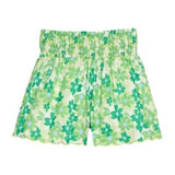BISBY TWEEN SHIRRED SHORTS - GREENSPRING