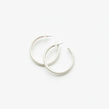 HEATHER HOOP EARRINGS - SILVER